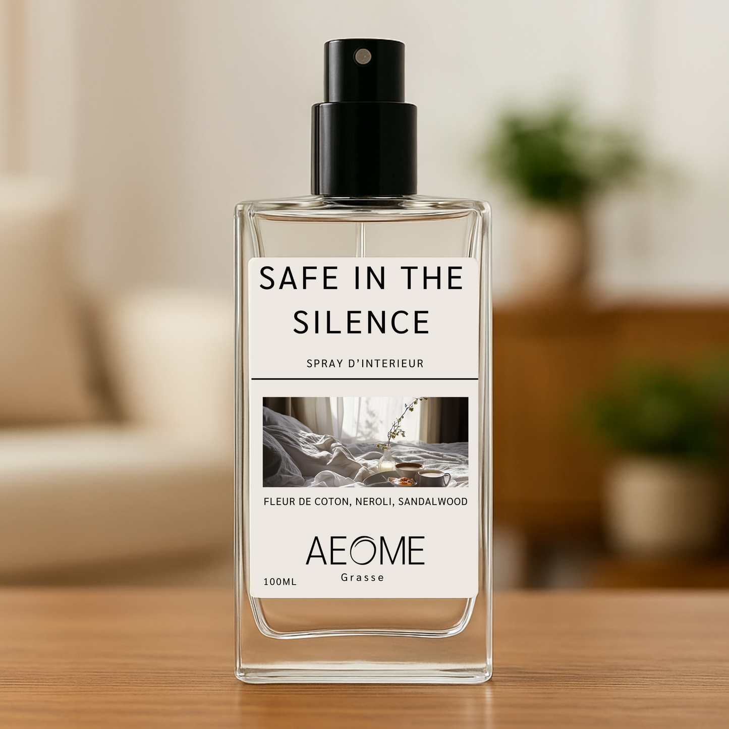 Safe in the silence - spray d'intérieur avec Aepur™