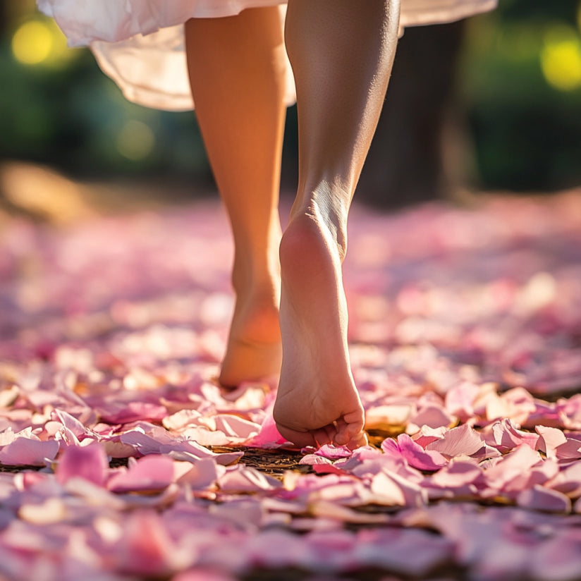 Walking on petals - Lit de fleurs