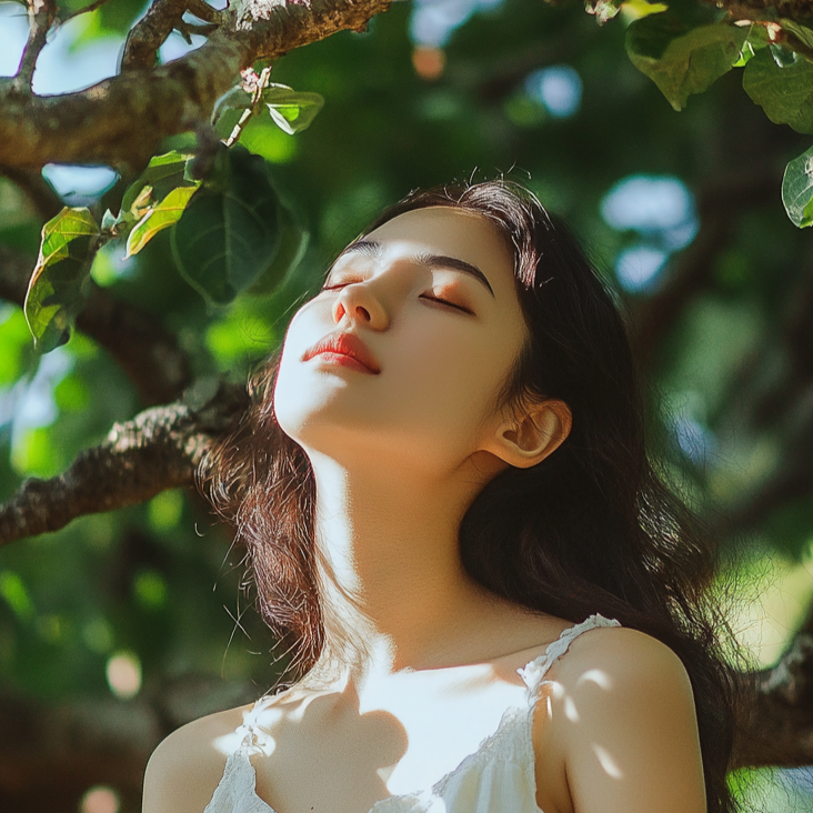 Resting under fig trees - Repos sous les figuiers