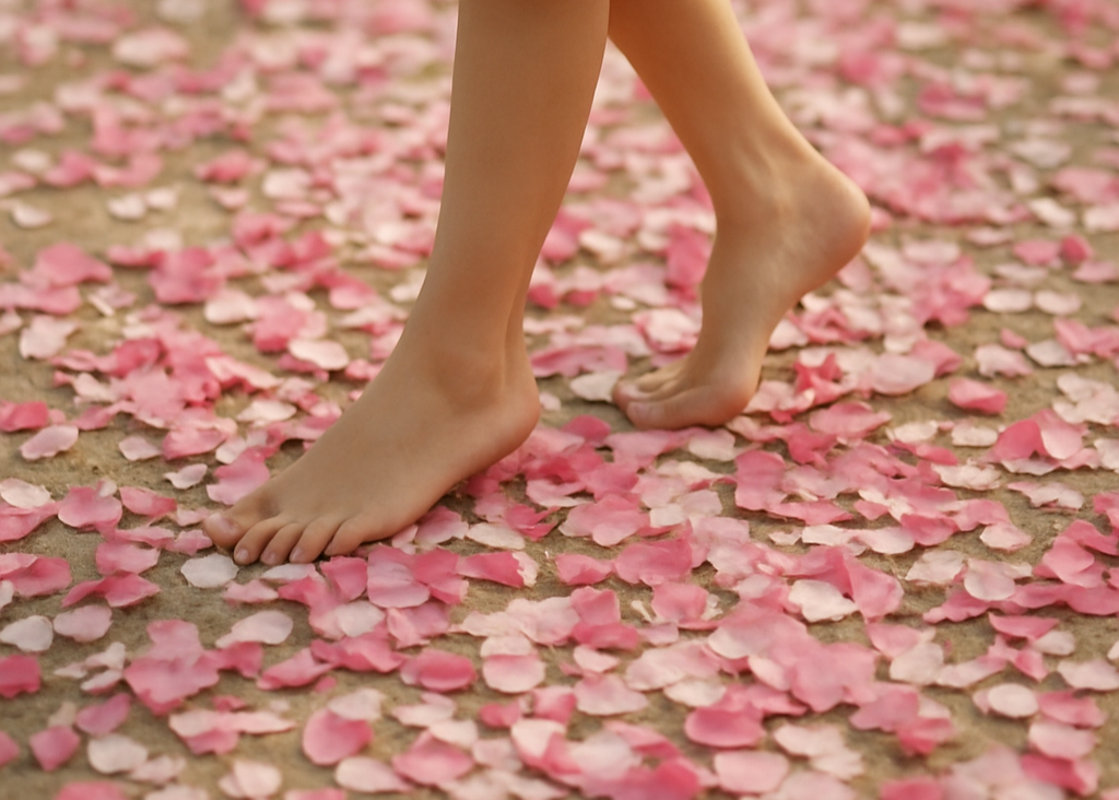 WALKING ON PETALS - LIT DE FLEURS