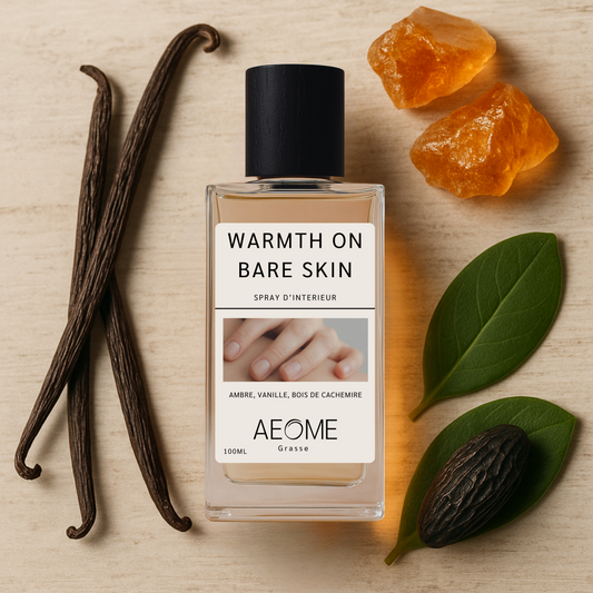 Warmth on bare skin  -spray d'intérieur avec Aepur™