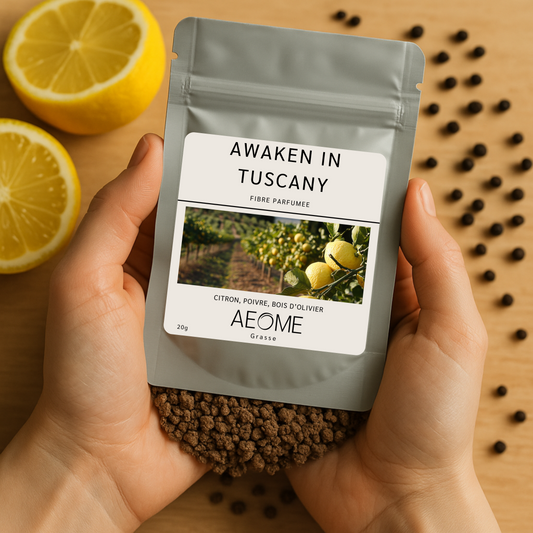 Awaken in Tuscany - fibre parfumée avec Aepur™