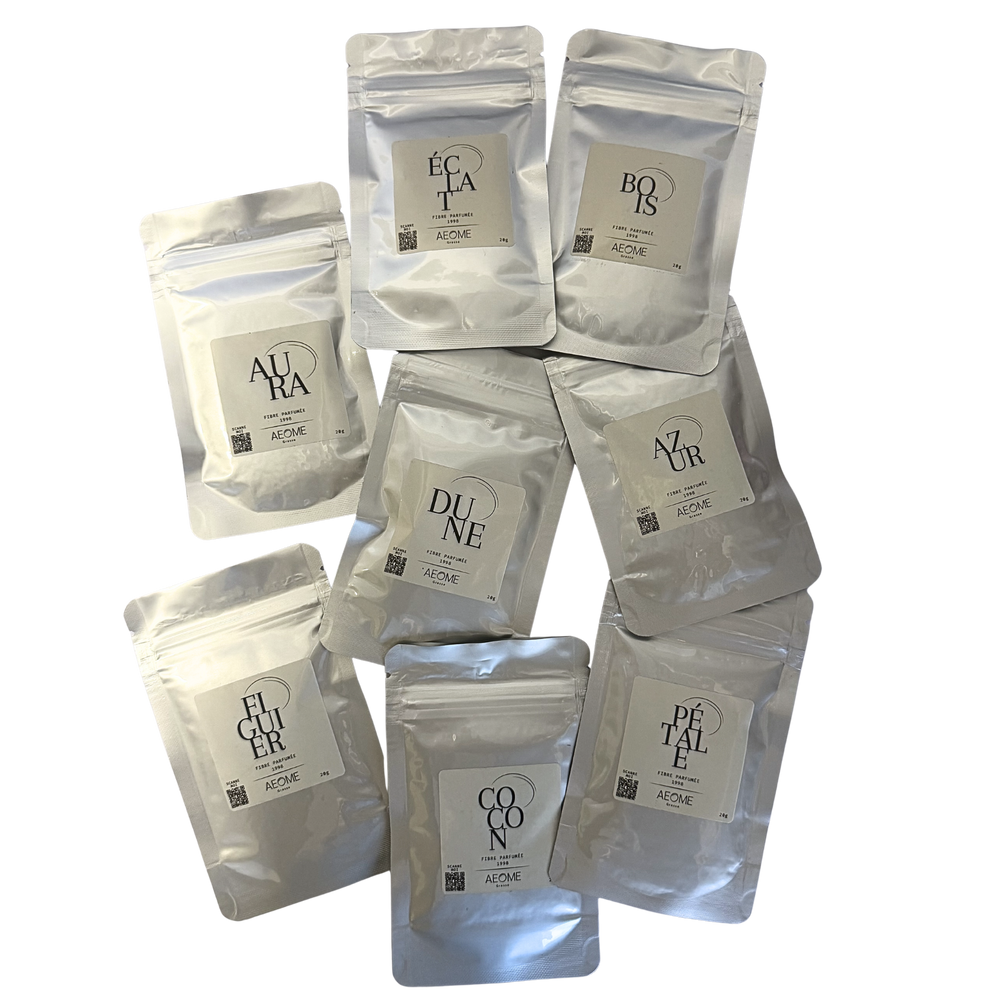 Set découverte: 8 fibres parfum aspirateur